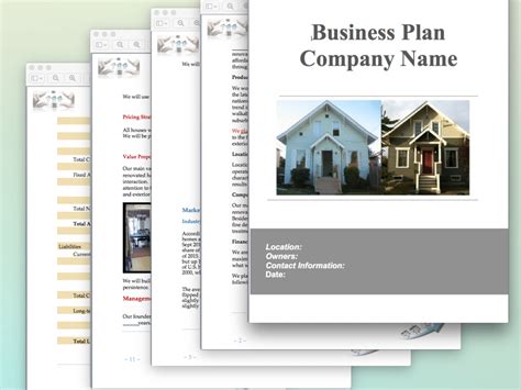 Real Estate Agency Business Plan Pdf House Flipping Millionaire For